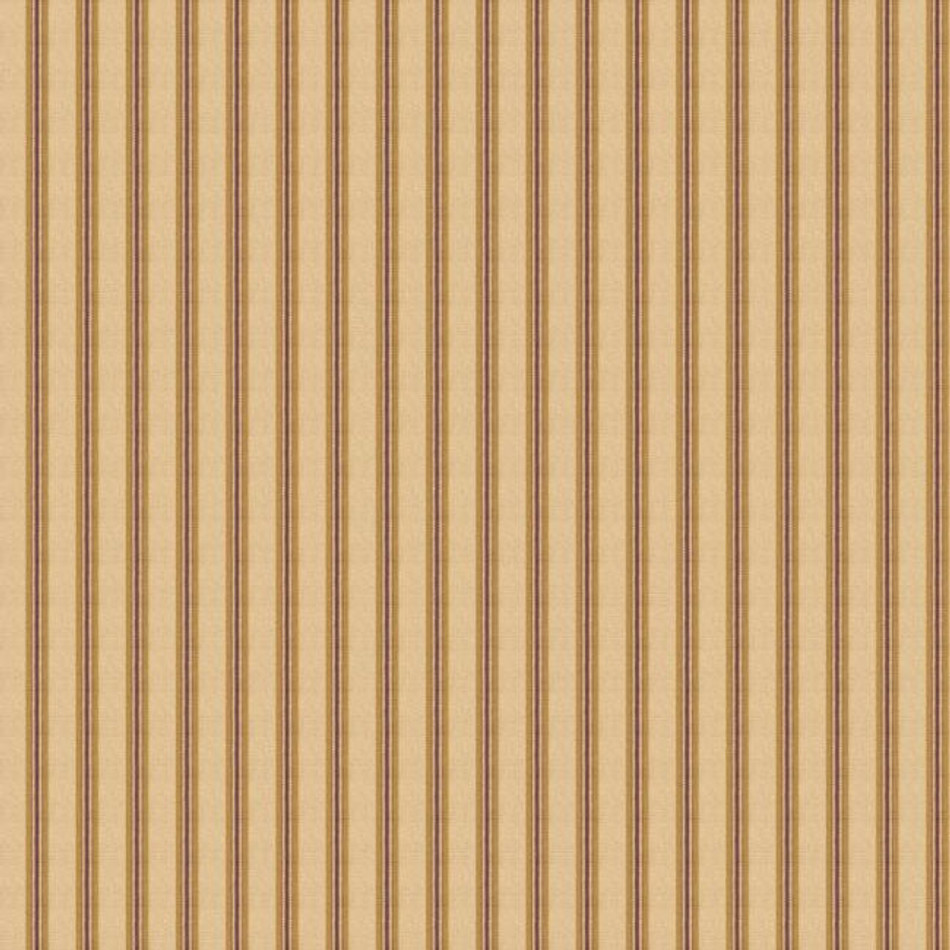 FG109/T128 Somerton Stripe Print Club Ochre Wallpaper by Mulberry Home