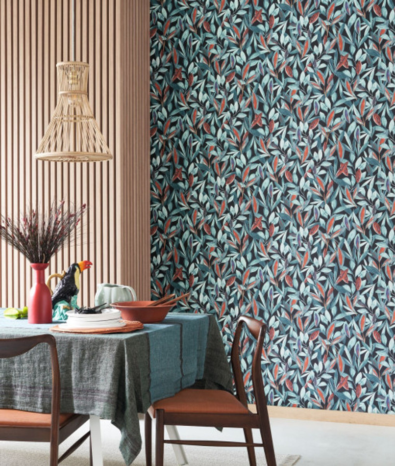 NICA85977017 Hojas Nicaragua Wallpaper by Casadeco NICA85977017 Hojas Nicaragua Wallpaper by Casadeco