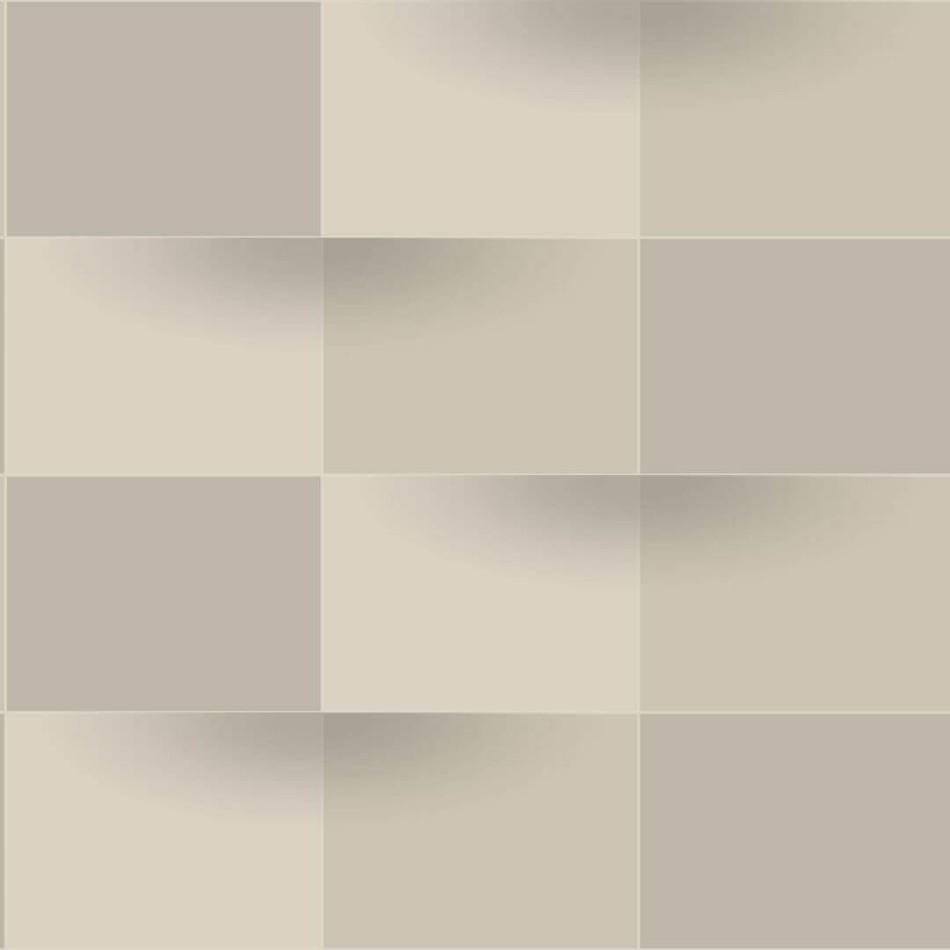 86531324 Blocks Perception Taupe Wallpaper by Casadeco