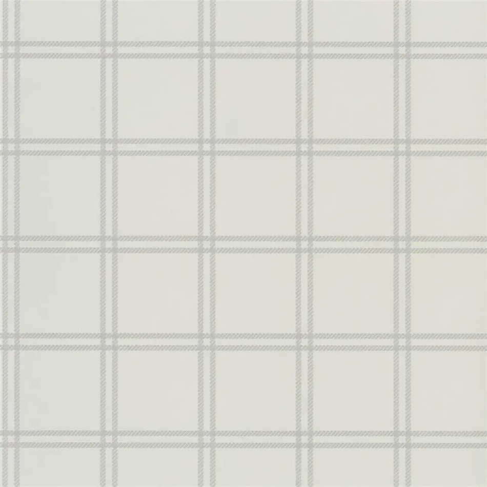 PRL5001/05 Shipley Windowpane Signature Loft Light Grey Wallpaper by Ralph Lauren