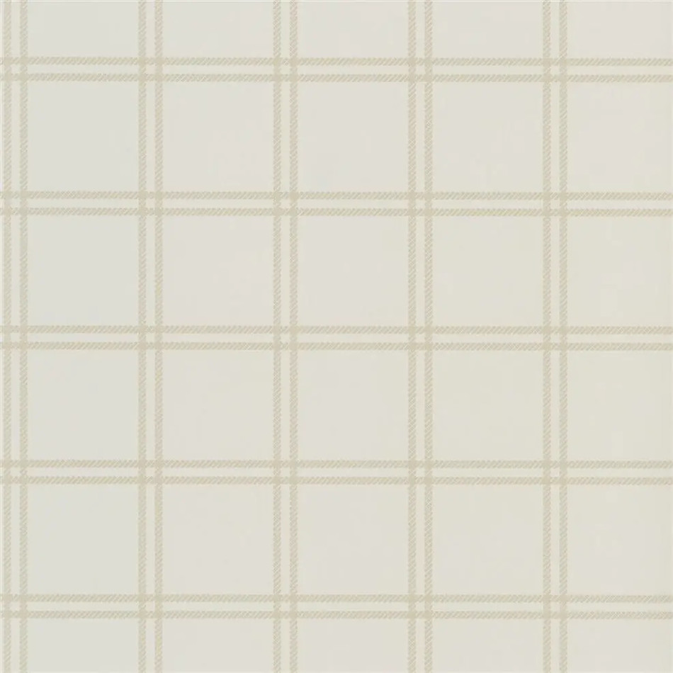 PRL5001/06 Shipley Windowpane Signature Loft Cream Wallpaper by Ralph Lauren