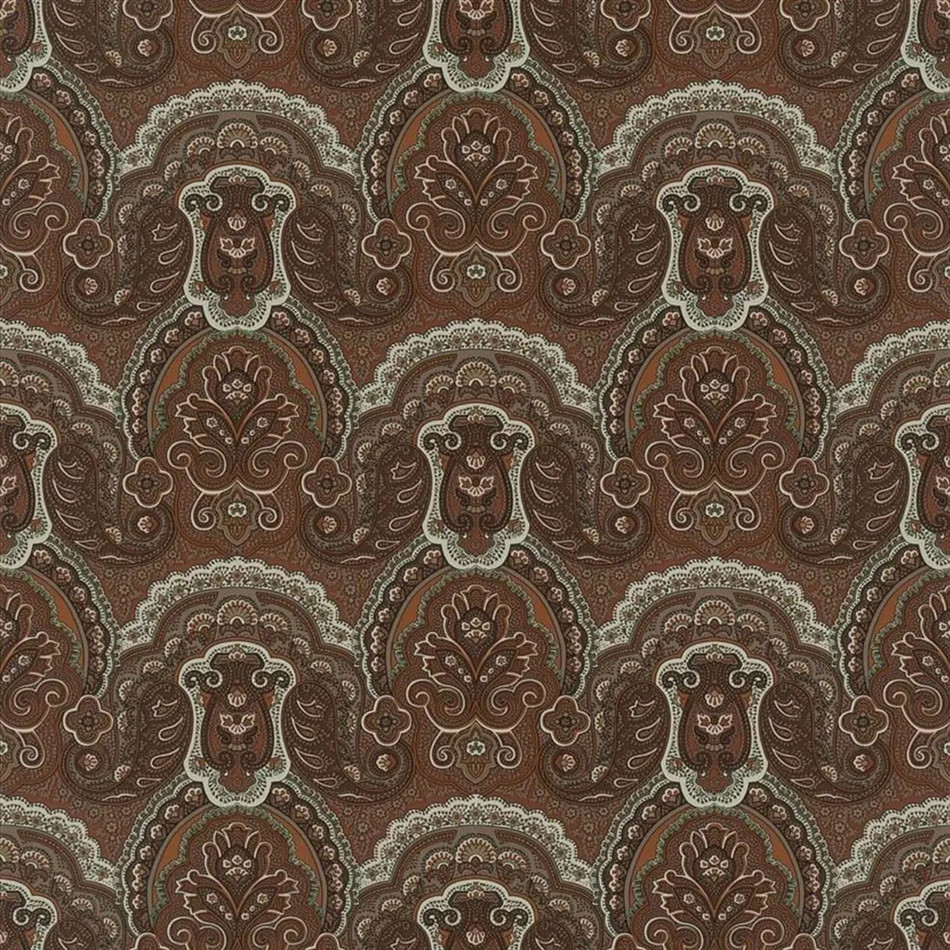 PRL034/04 Crayford Paisley Signature Papers IV Tobacco Wallpaper by Ralph Lauren