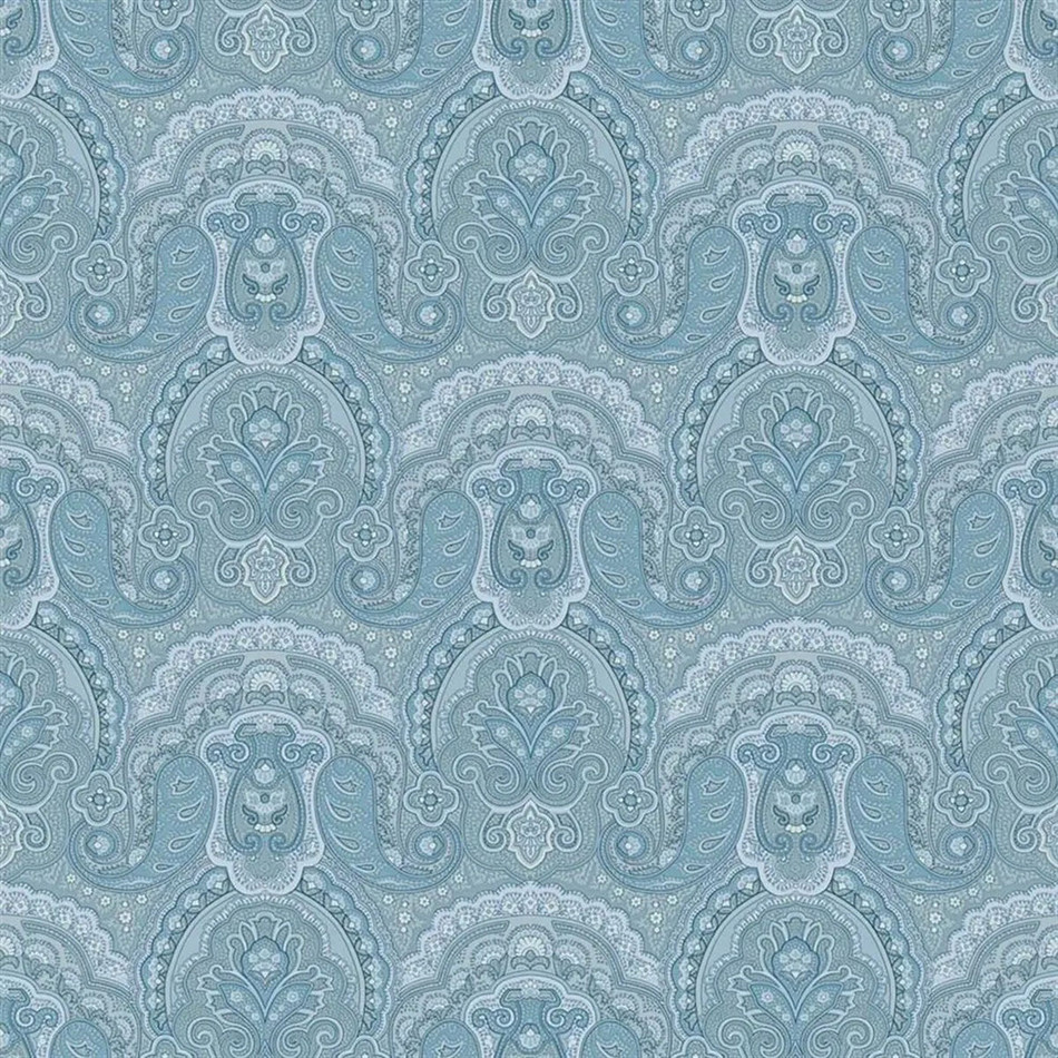 PRL034/06 Crayford Paisley Signature Papers IV Light Blue Wallpaper by Ralph Lauren