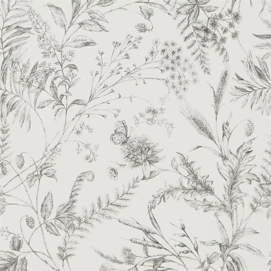 PRL710/03 Fern Toile Signature Papers IV Pencil Wallpaper by Ralph Lauren