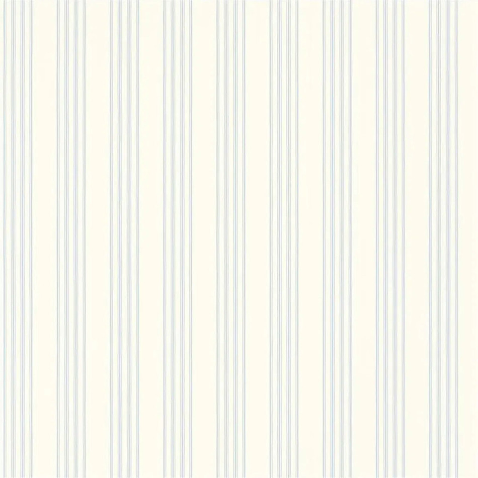 PRL050/06 Palatine Stripe Signature Century Club Sky Wallpaper by Ralph Lauren