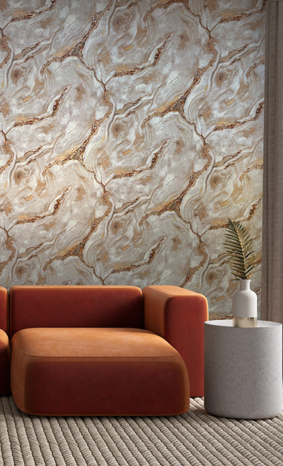 529418 Vasari Marble Natural & Rust Wallpaper by Rasch 529418 Vasari Marble Natural & Rust Wallpaper by Rasch