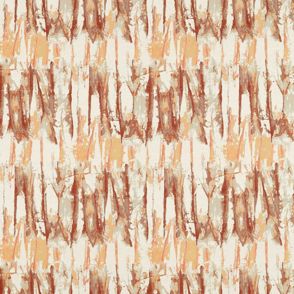 133918 Eco Takara Colour 4 Baked Terracotta and Rust Fabric by Harlequin
