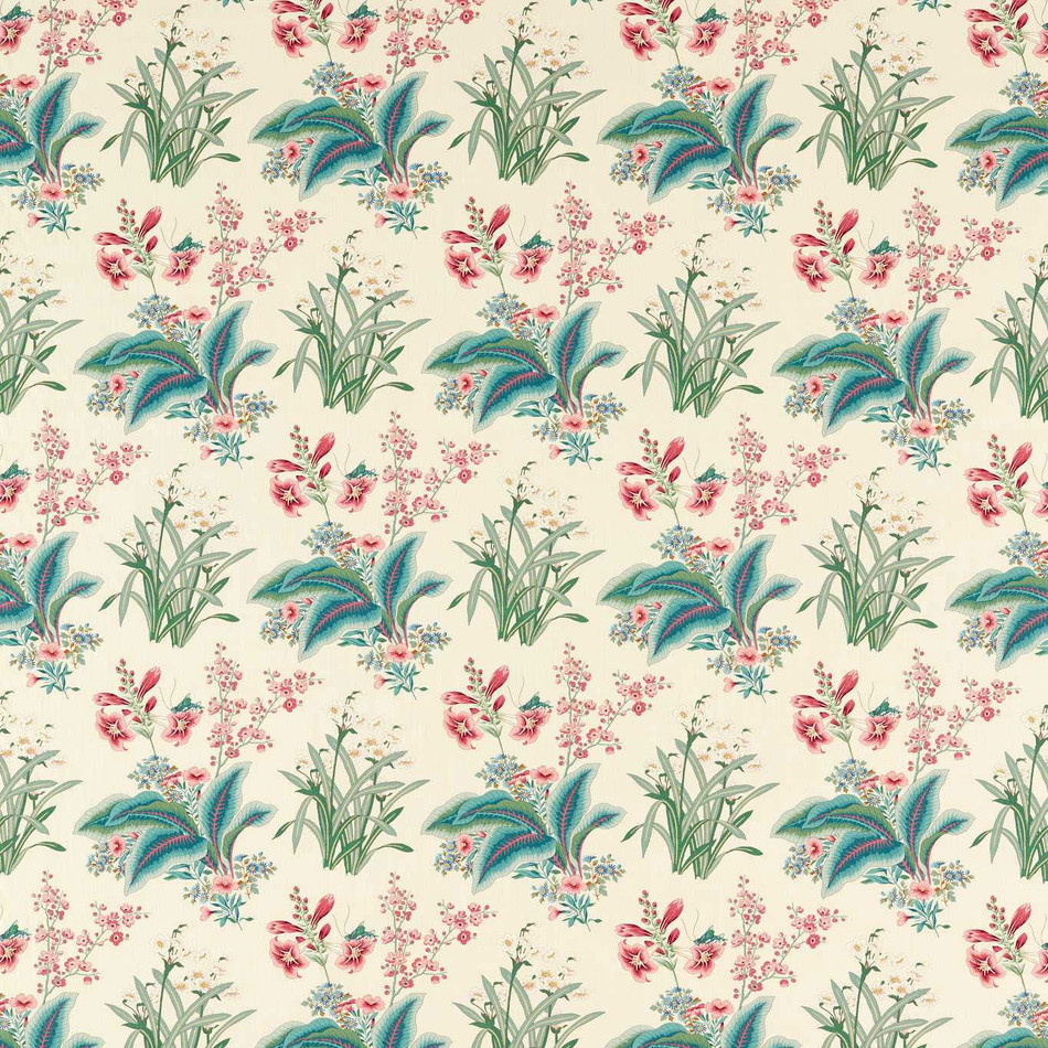 227061 Enys Garden Arboretum Blush Jade Fabric by Sanderson