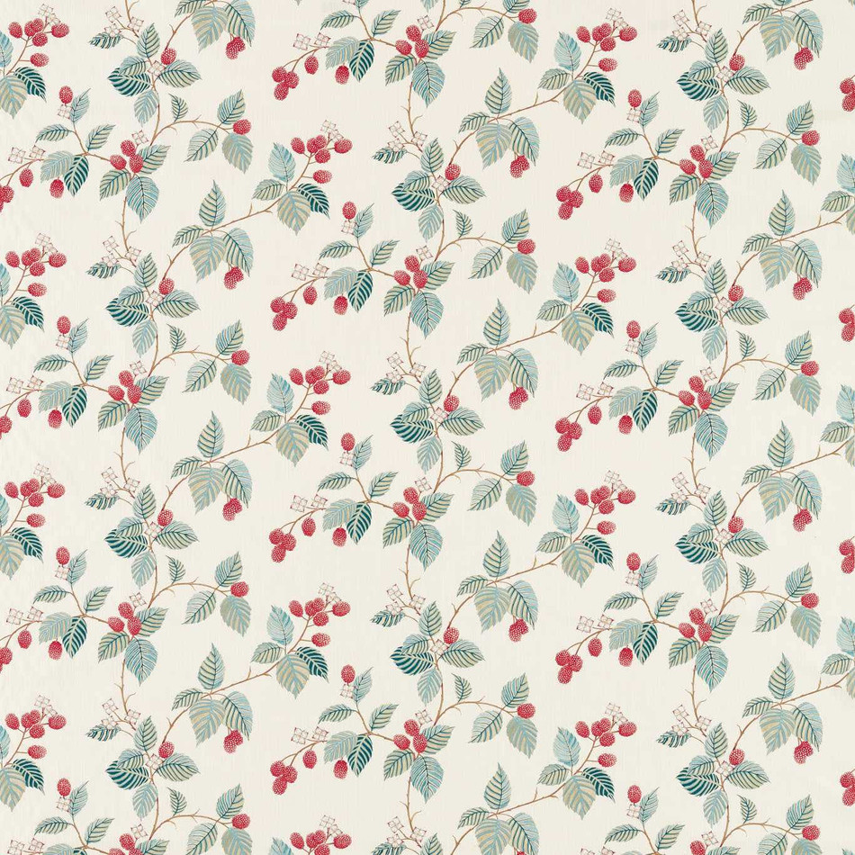 227065 Rubus Arboretum Raspberry Fabric by Sanderson
