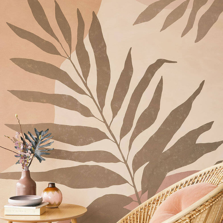 318072 Collage Leaf Twist Wallpaper By Eijffinger