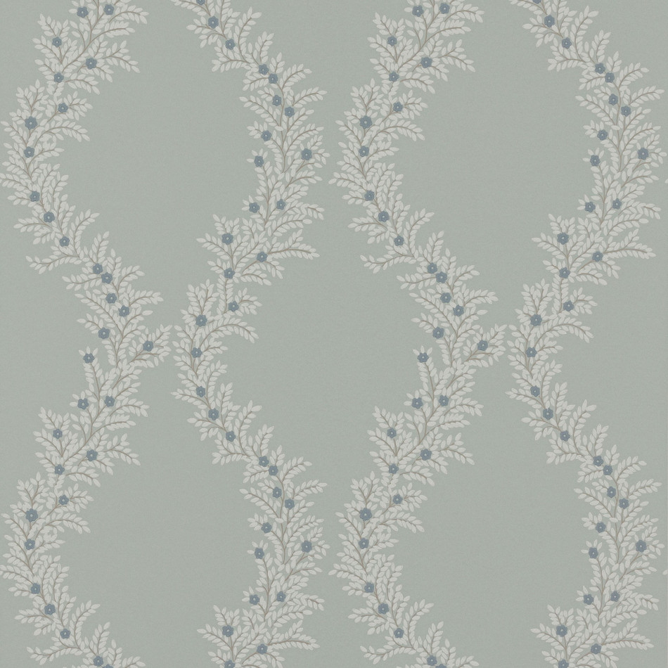 W7019-04 Liliana Ashdown Old Blue Wallpaper By Colefax and Fowler