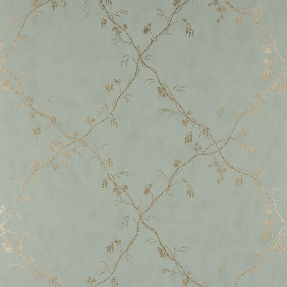 07971-05 Roussillon Ashdown Old Blue Wallpaper By Colefax and Fowler