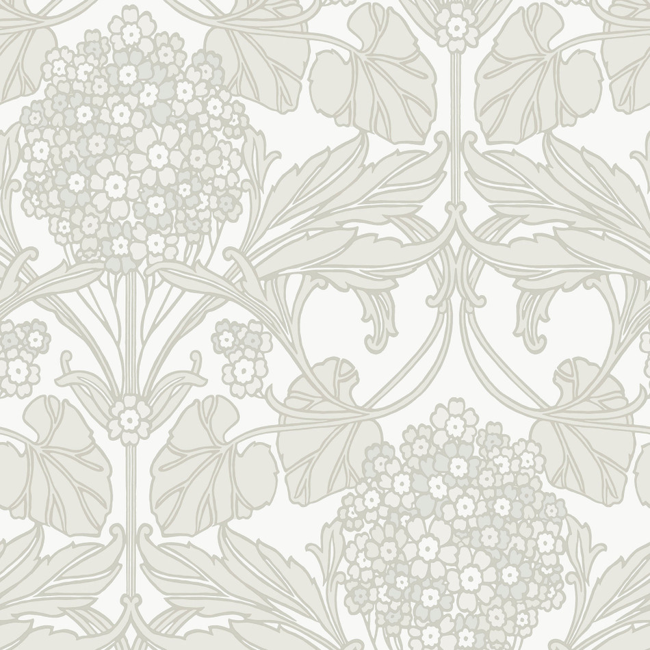 ET12106 Floral Hydrangea Arts and Crafts Wallpaper By Galerie