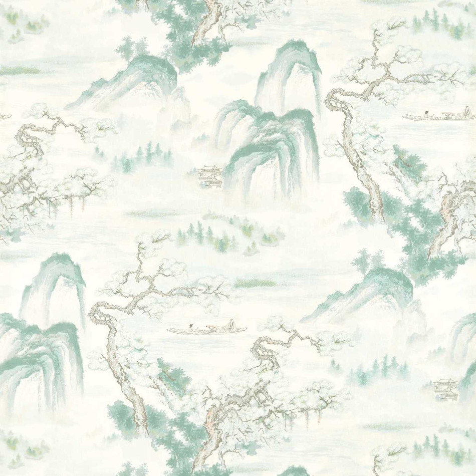 ZHIW312983 Floating Mountains Kensington Walk Wallpaper by Zoffany