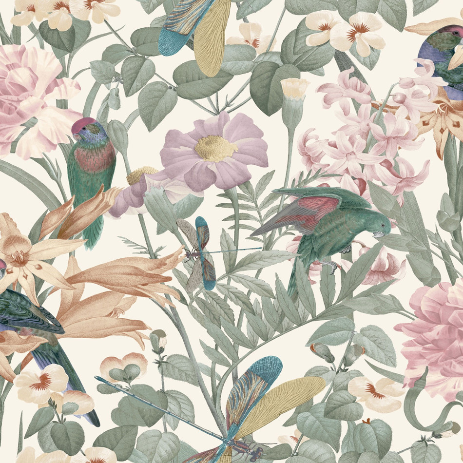 DYW0019 Paradise Discovery Chelsea Green Wallpaper By Sketch Twenty 3