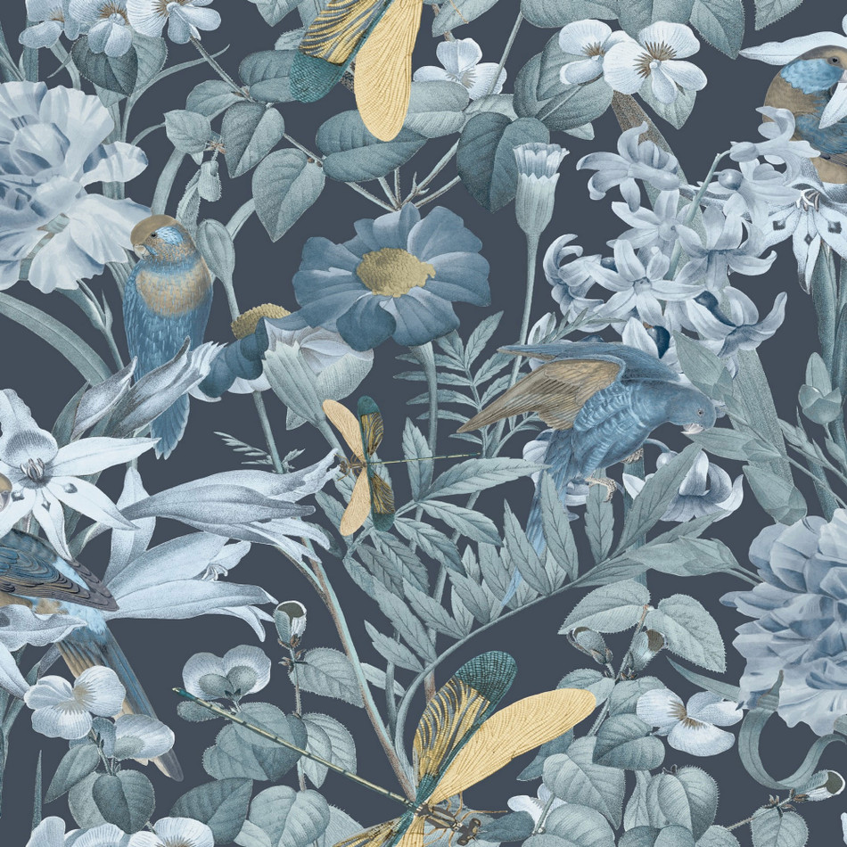 DYW0021 Paradise Discovery Midnight Wallpaper By Sketch Twenty 3