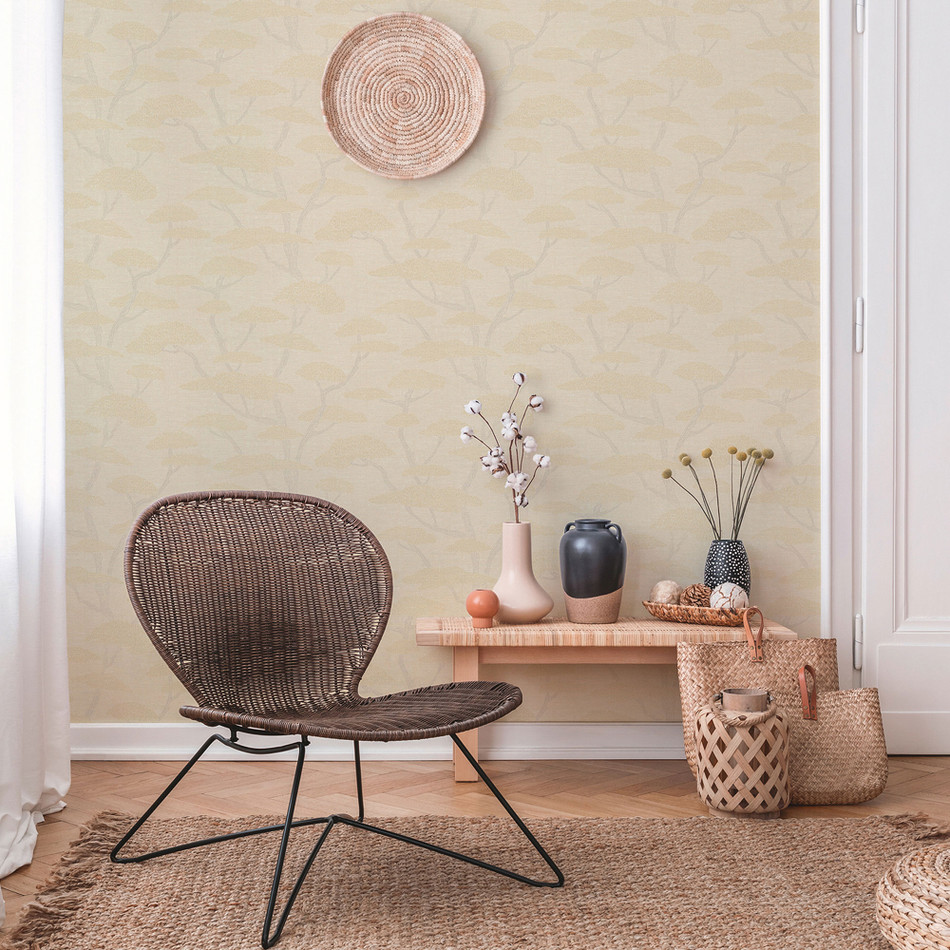 FS72026 Chinoiserie Tree Fusion Wallpaper By Galerie