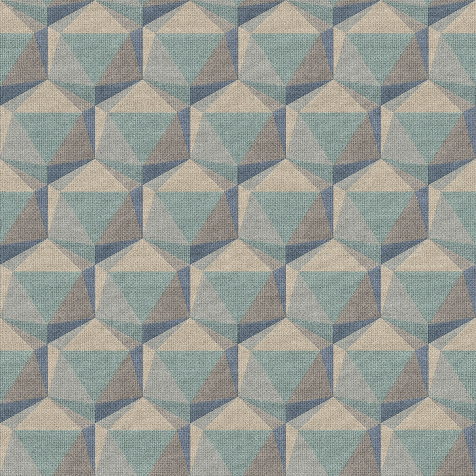 FS72042 Geometric Motif Fusion Wallpaper By Galerie