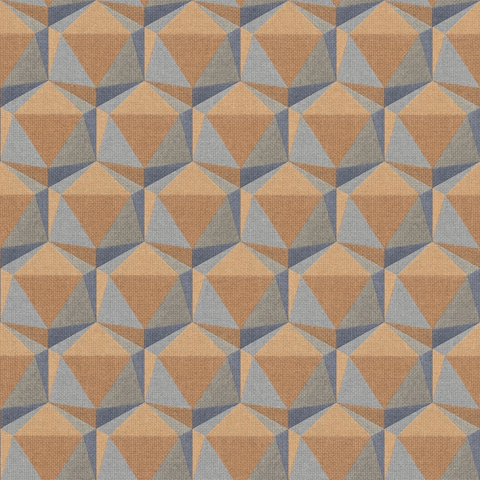 FS72045 Geometric Motif Fusion Wallpaper By Galerie