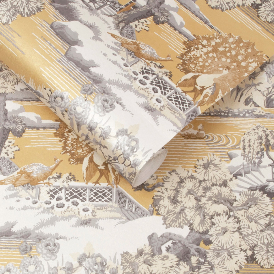 107885 Edo Toile Imperial Wallpaper by Graham and Brown