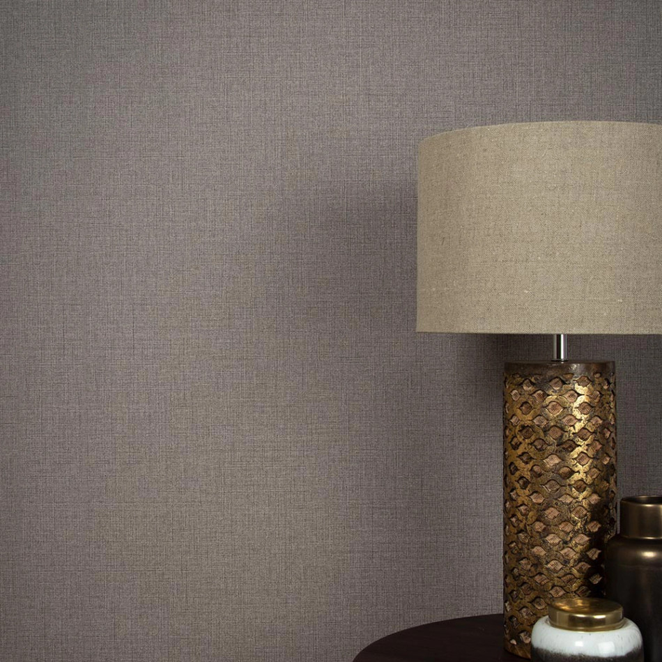 105855 Linen Minimalist Wallpaper by Graham and Brown