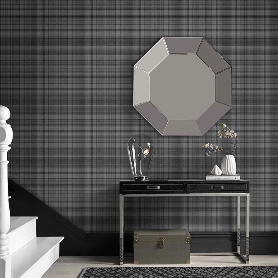 107596 Heritage Plaid Oblique Wallpaper by Graham and Brown 107596 Heritage Plaid Oblique Wallpaper by Graham and Brown