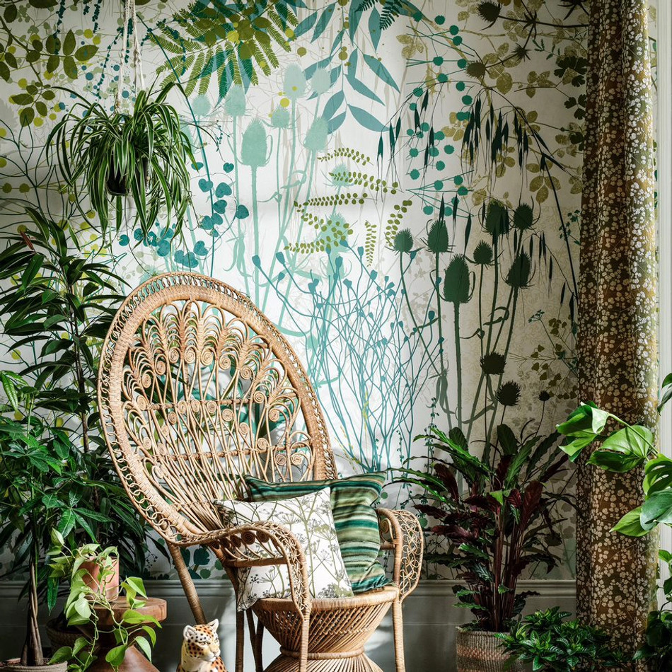 120408 Serendipity Greenshouse Mural Wallpaper by Clarissa Hulse