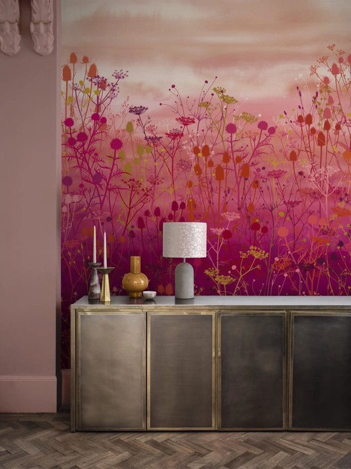 120409 Tanias Garden Sunset Mural Wallpaper by Clarissa Hulse