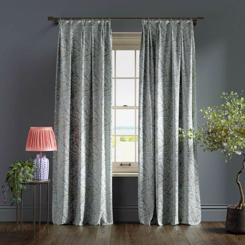 F1679/03 Willow Boughs William Morris Designs Dove Fabric by Clarke & Clarke