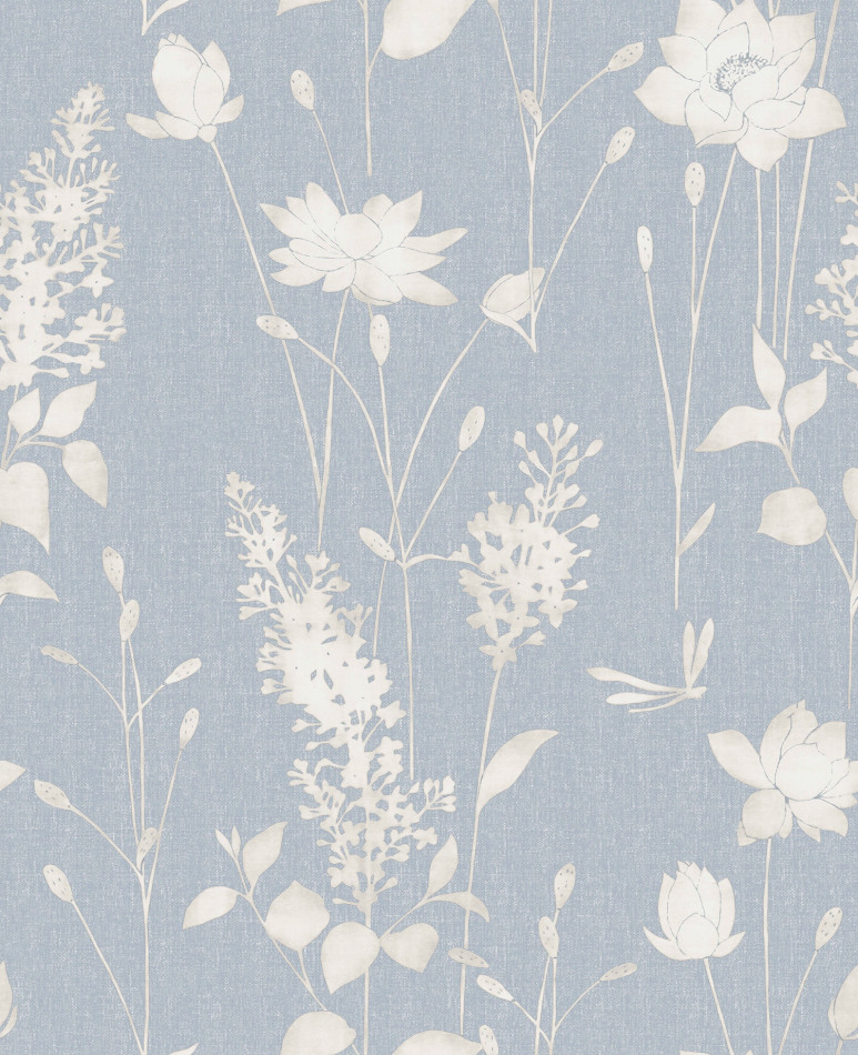 113343 Dragonfly Garden Wallpaper by Laura Ashley