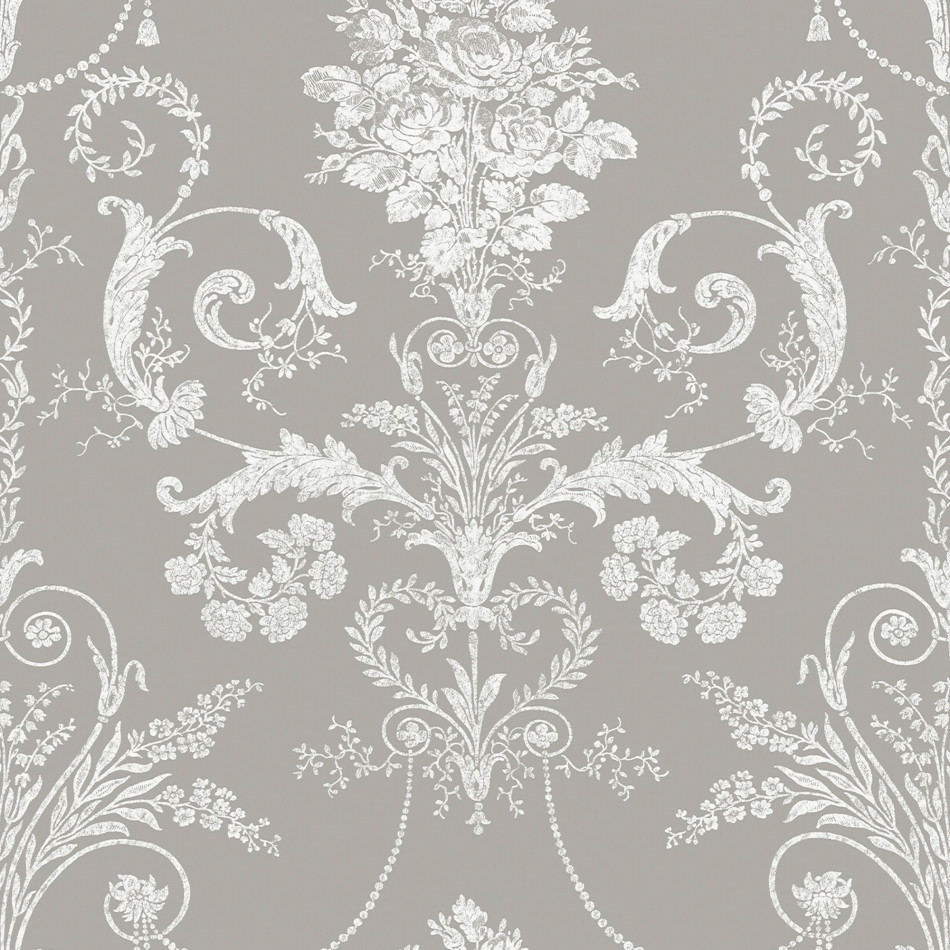 113383 Josette Steel Wallpaper by Laura Ashley