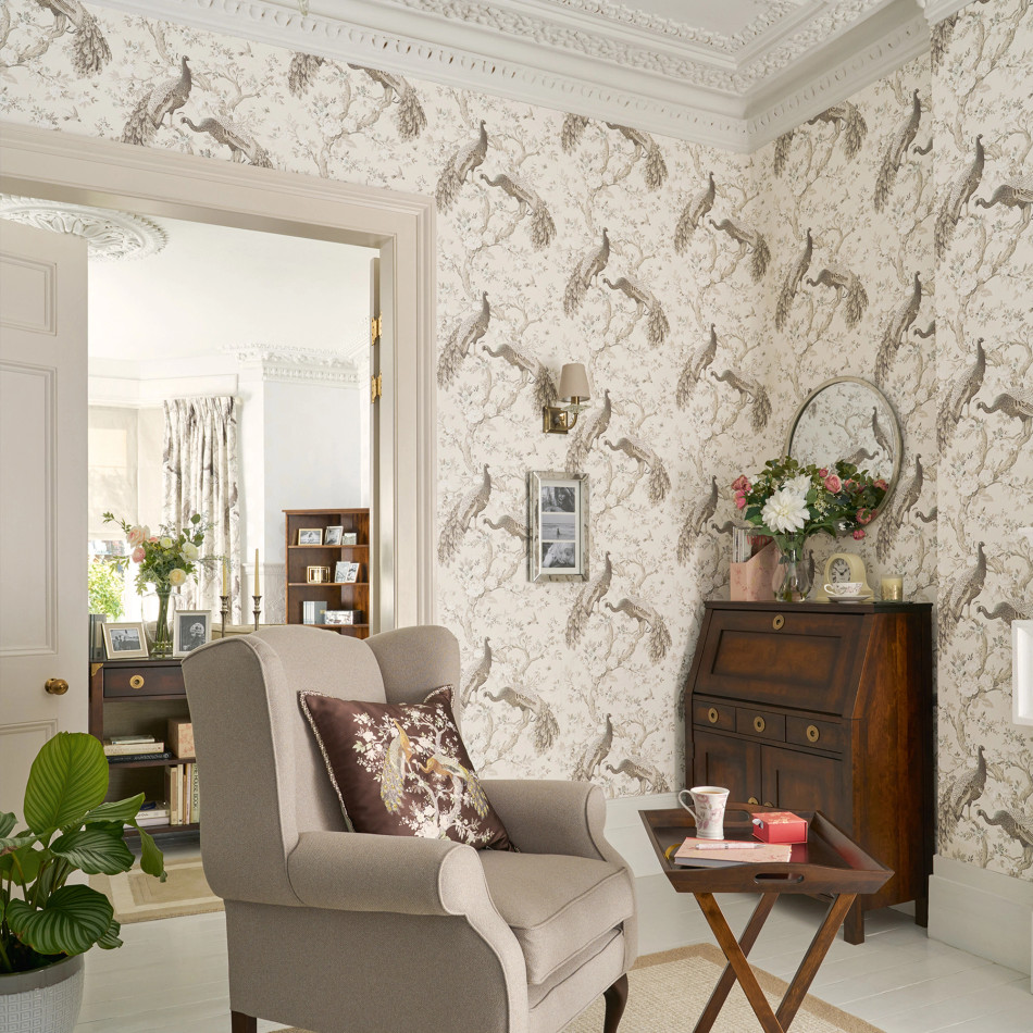 113399 Belvedere Soft Truffle Wallpaper by Laura Ashley 113399 Belvedere Soft Truffle Wallpaper by Laura Ashley