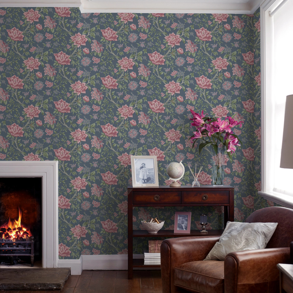 113407 Tapestry Floral Wallpaper by Laura Ashley 113407 Tapestry Floral Wallpaper by Laura Ashley