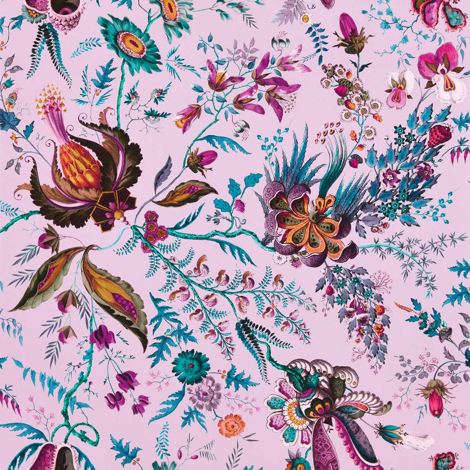 113066 Wonderland Floral Sophie Robinson Wallpaper By Harlequin