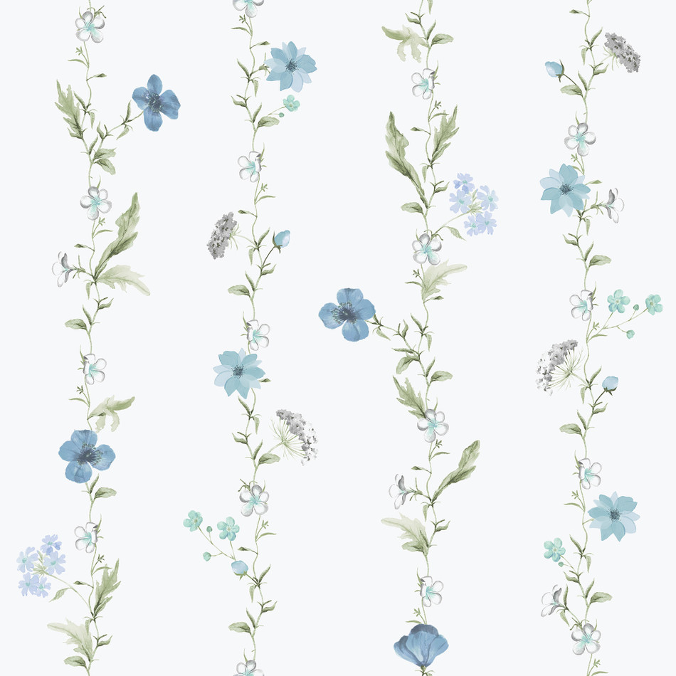 1902-1 Vertical Garden Spring Blossom Wallpaper By Galerie