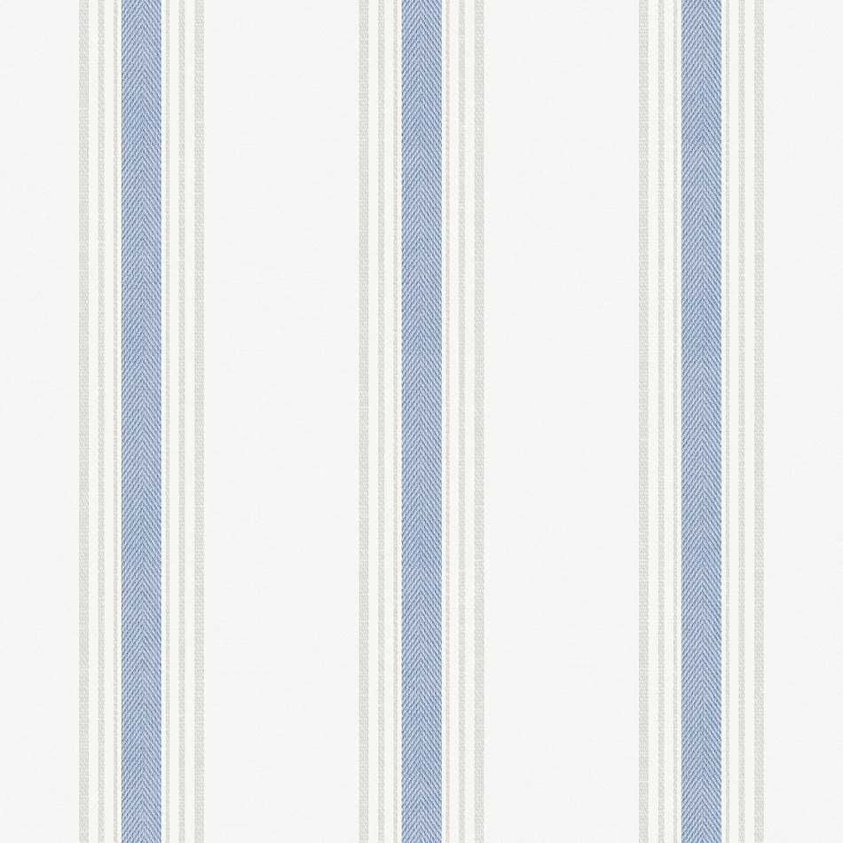 1909-2 Stripes Spring Blossom Wallpaper By Galerie