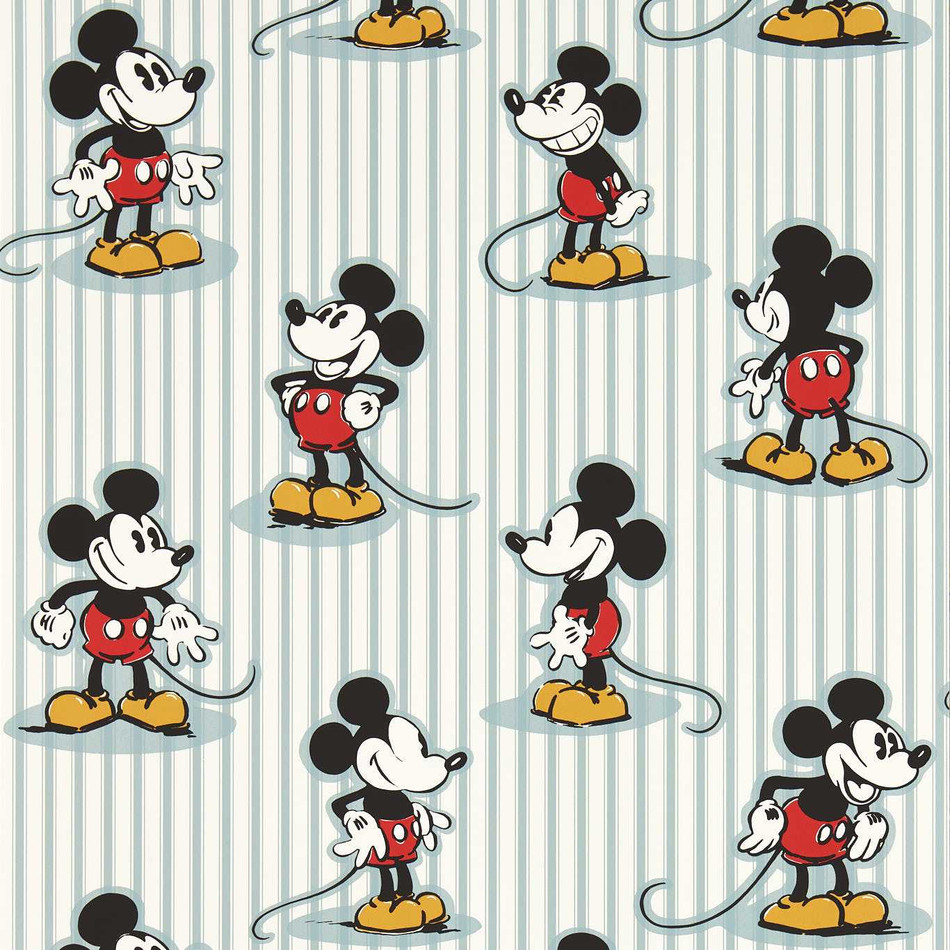 217271 Mickey Stripe Disney Home Wallpaper by Sanderson