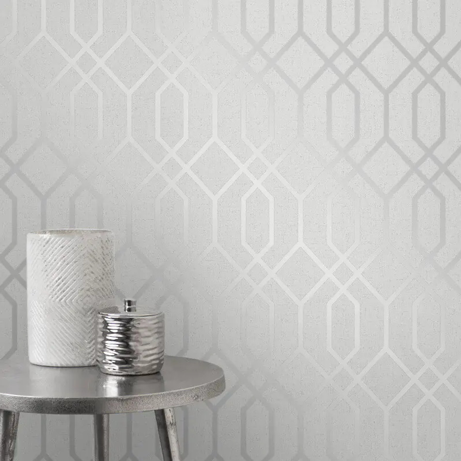 FD42304 Quartz Trellis Wallpaper By Fine Decor FD42304 Quartz Trellis Wallpaper By Fine Decor
