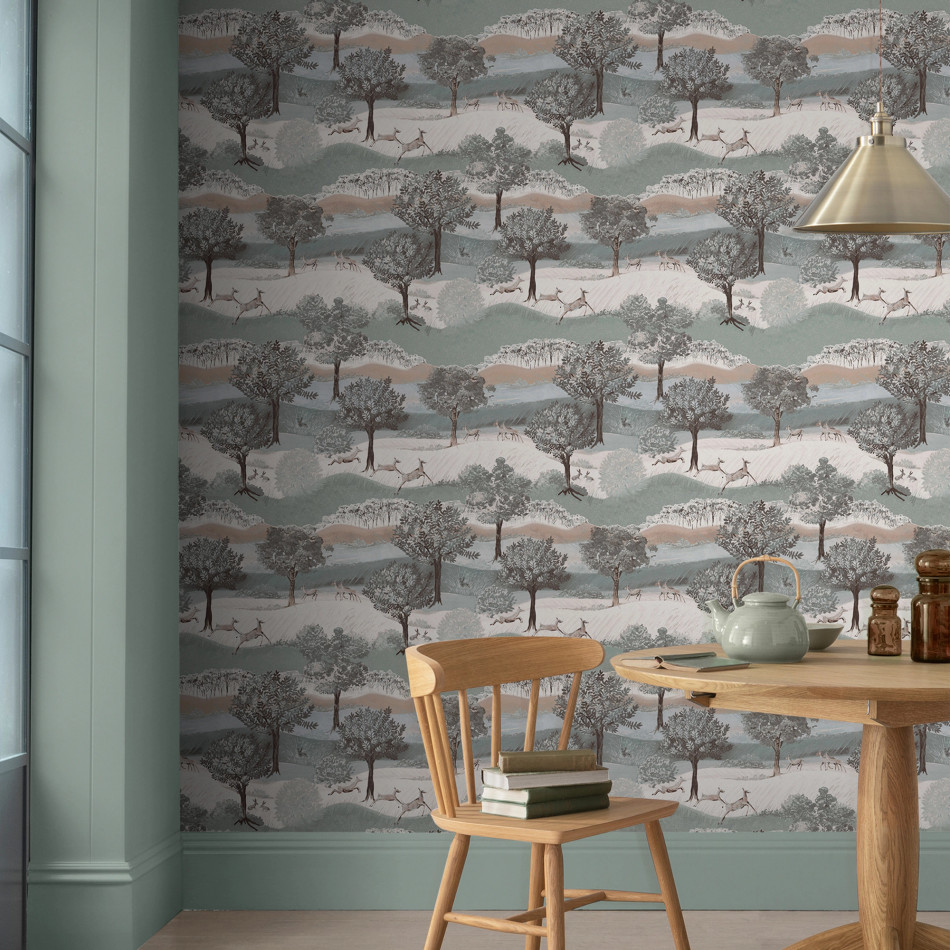 119858 Hartingdon Jade Green Wallpaper by Laura Ashley 119858 Hartingdon Jade Green Wallpaper by Laura Ashley