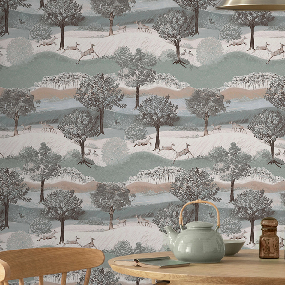 119858 Hartingdon Jade Green Wallpaper by Laura Ashley 119858 Hartingdon Jade Green Wallpaper by Laura Ashley