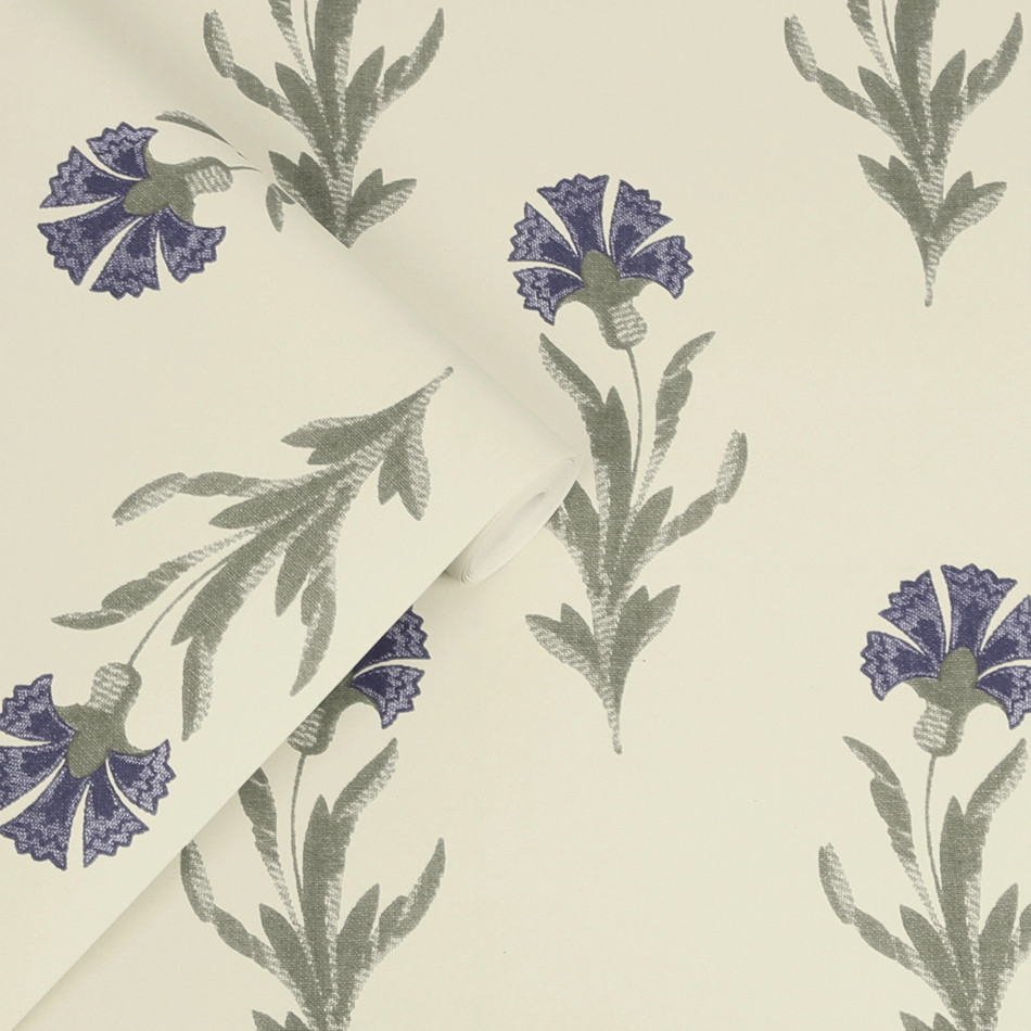 121068 Dandelion Dusky Seaspray Wallpaper by Laura Ashley