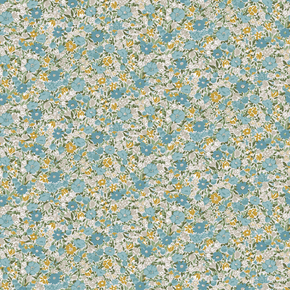 121075 Loveston Newport Blue Wallpaper by Laura Ashley