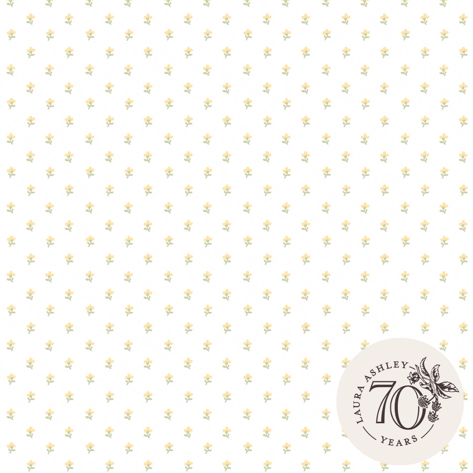 119866 Wood Violet Ochre Yellow Wallpaper by Laura Ashley