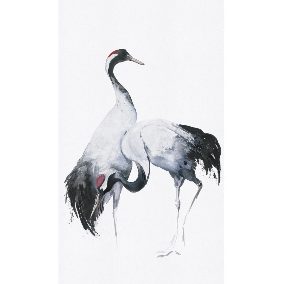 34596 Painted Crane Mural Kumano Wallpaper By Galerie