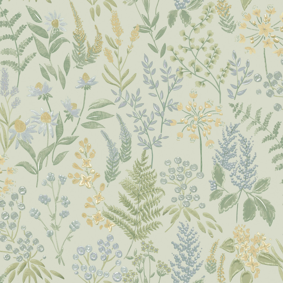 13662 Floral Sprig Blue Wallpaper by Holden Decor