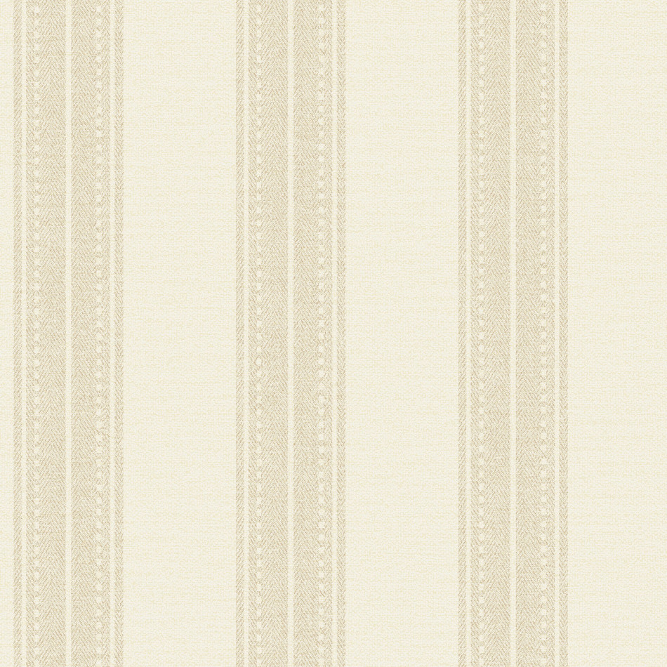 13650 Linen Stripe Cream Wallpaper by Holden Decor