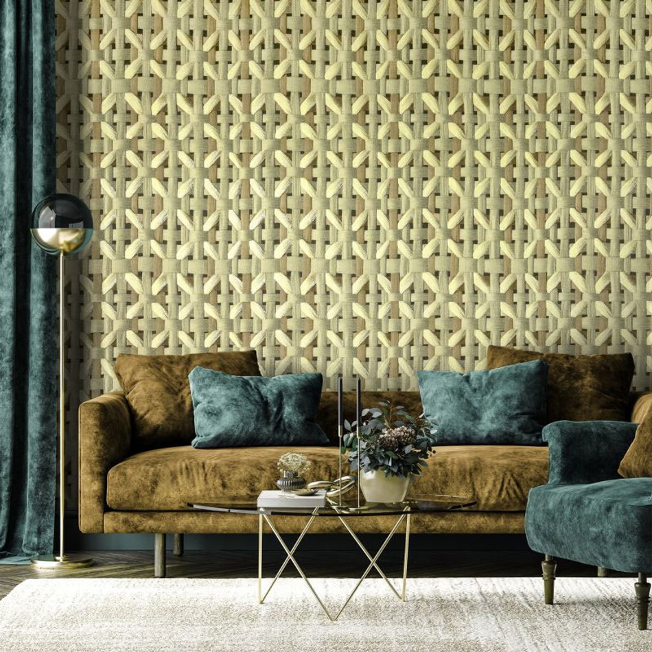 65335 Seta Pepper Mustard Wallpaper By Hohenberger Galerie 65335 Seta Pepper Mustard Wallpaper By Hohenberger Galerie