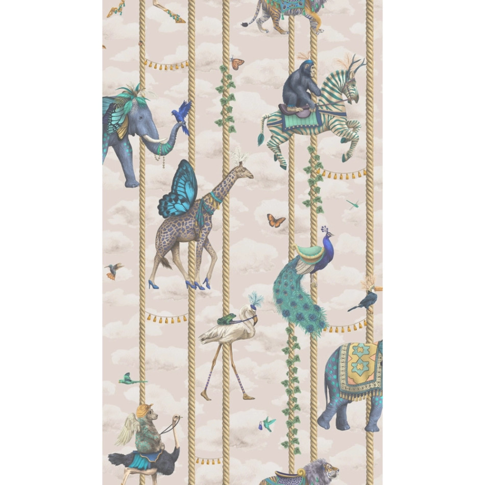 BMCF003/04B Carousel Linen Wallpaper by Brand McKenzie BMCF003/04B Carousel Linen Wallpaper by Brand McKenzie