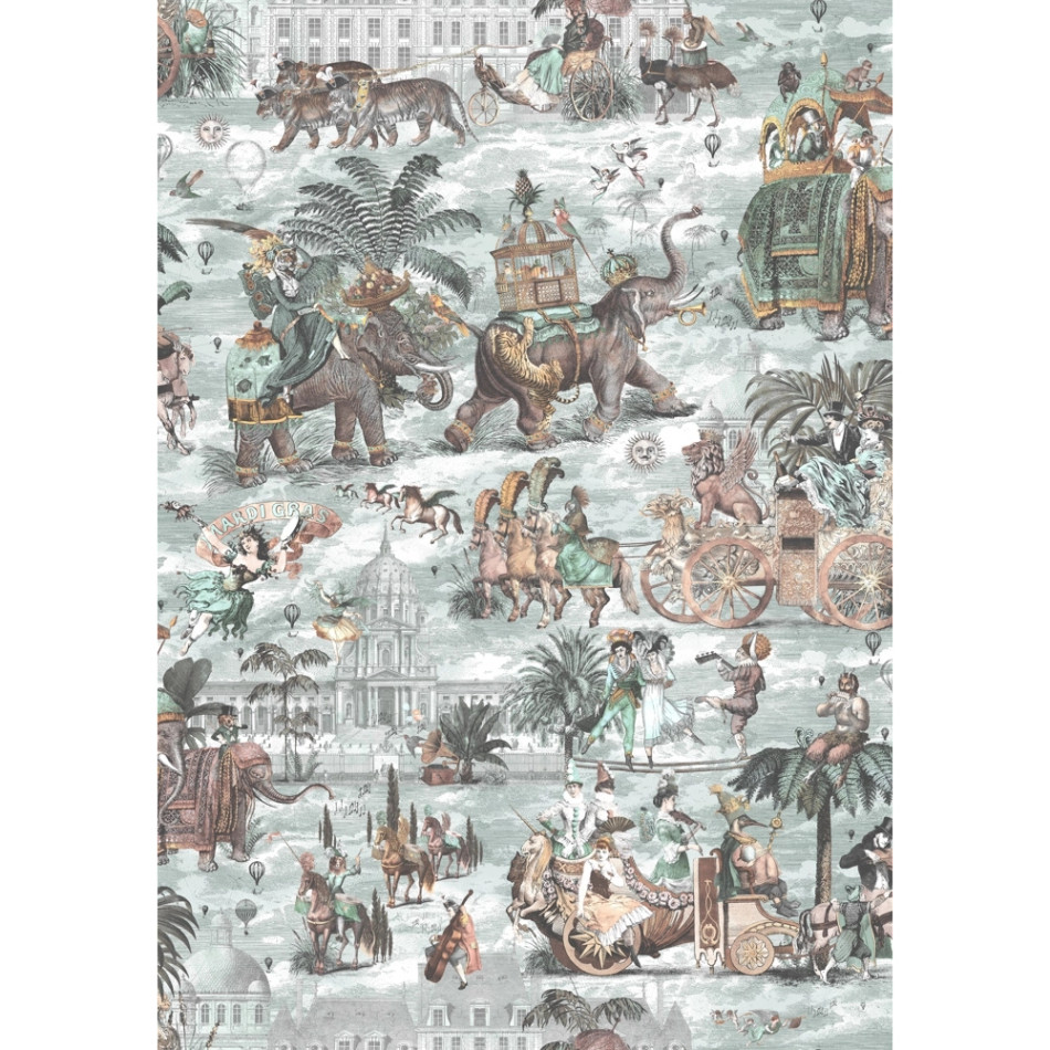 BMCF003/05B Fiesta Peach Seawater Wallpaper by Brand McKenzie BMCF003/05B Fiesta Peach Seawater Wallpaper by Brand McKenzie