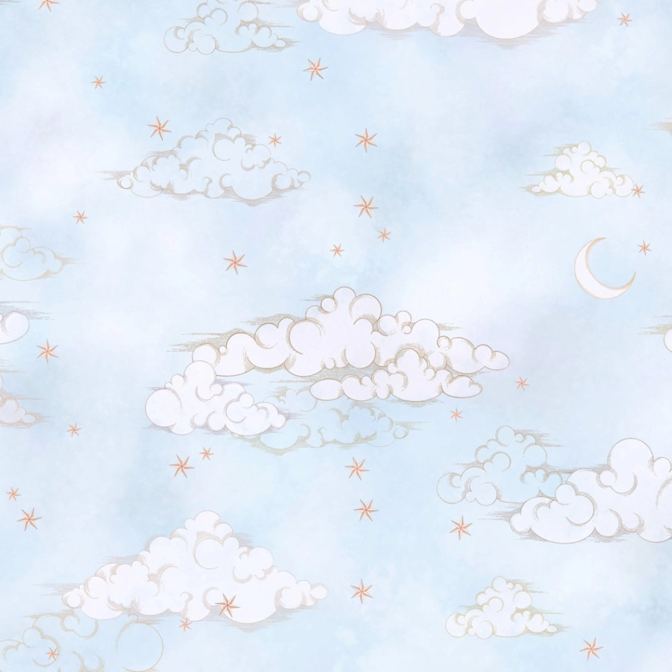 BMCF003/10A Starry Clouds Blue Sky Wallpaper by Brand McKenzie